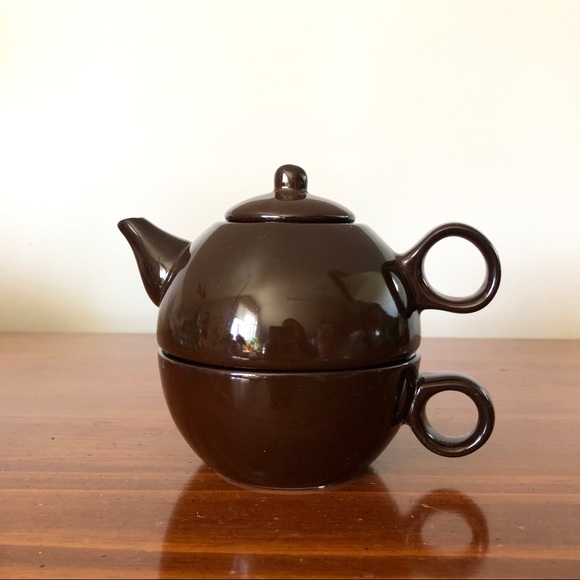 Vintage Tea-For-One Stacking Set - Picture 2 of 5